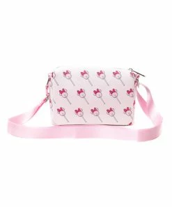 Buckle Down Exclusive Disney Minnie Mouse Lollipop Parks Crossbody Bag - Pink A La Mode Exclusive Crossbody Bags