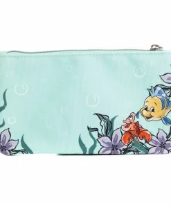 Loungefly Disney The Little Mermaid Ariel, Multi-use Pouch, Coin Purse, Cosmetic, Pink A La Mode Exclusive
