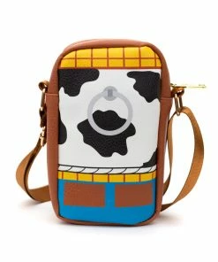 Buckle Down Exclusive Disney Pixar Toy Story Sheriff Woody Parks Crossbody Bag - Pink A La Mode Exclusive