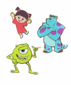 Storybook Pins Disney Pixar Monsters Inc. 3 Piece Limited Edition Enamel Pin Set - PALM Exclusive