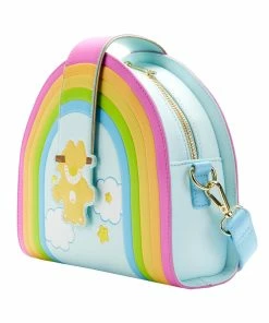 Loungefly June22 Loungefly - Care Bears Funshine Bear Rainbow Swing Crossbody Bag Coming Soon...