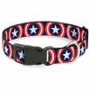 Buckle Down Pets Marvel Captain America Dog Collar