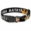 Buckle Down Pets Disney The Lion King Hakuna Matata Dog Collar 2 Buckle Down Pets Disney The Lion King Hakuna Matata Dog Collar