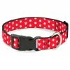 Buckle Down Pets Disney Minnie Mouse Polka Dots Dog Collar