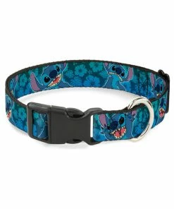 Buckle Down Pets Disney Stitch Hibiscus Dog Collar