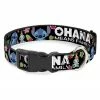 Buckle Down Pets Disney Stitch Ohana Means Family Dog Collar