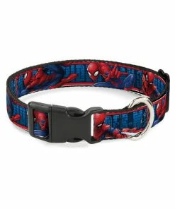 Buckle Down Pets Marvel Spider-Man Action Poses Dog Collar