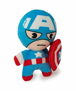 Buckle Down Pets Marvel Avengers Captain America Plush Dog Toy