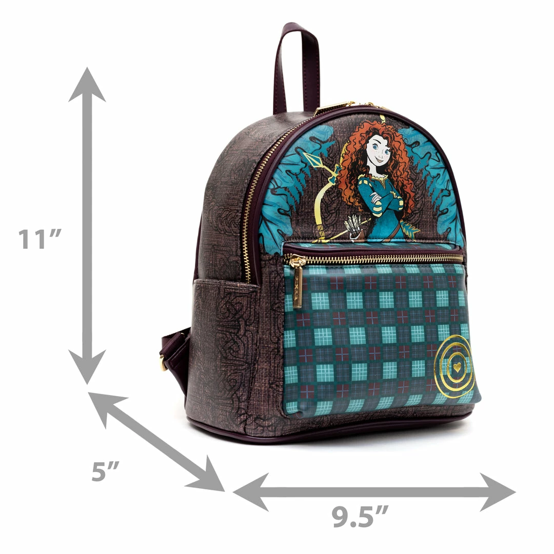 Danielle Nicole Exclusive Danielle Nicole - Disney Brave Merida Mini Backpack - PALM Exclusive Mini Backpacks 7 Danielle Nicole Exclusive Danielle Nicole - Disney Brave Merida Mini Backpack - PALM Exclusive Mini Backpacks