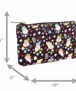 Loungefly Disney Princess Snow White And The Seven Dwarfs, Multi-use Pouch, Coin Purse, Cosmetic, Pink A La Mode Exclusive
