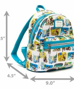 Loungefly - Disney Pinocchio Little Golden Book Scenes AOP Mini Backpack - PALM Exclusive