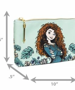 Loungefly Disney Pixar Brave Merida, Multi-use Pouch, Coin Purse, Cosmetic, Pink A La Mode Exclusive