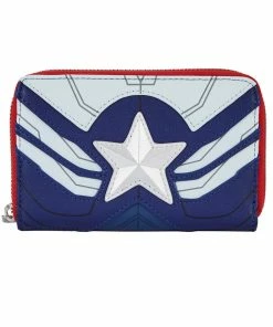 Loungefly - Marvel Falcon Captain America Cosplay Ziparound Wallet