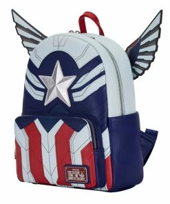 Loungefly - Marvel Falcon Captain America Cosplay Mini Backpack