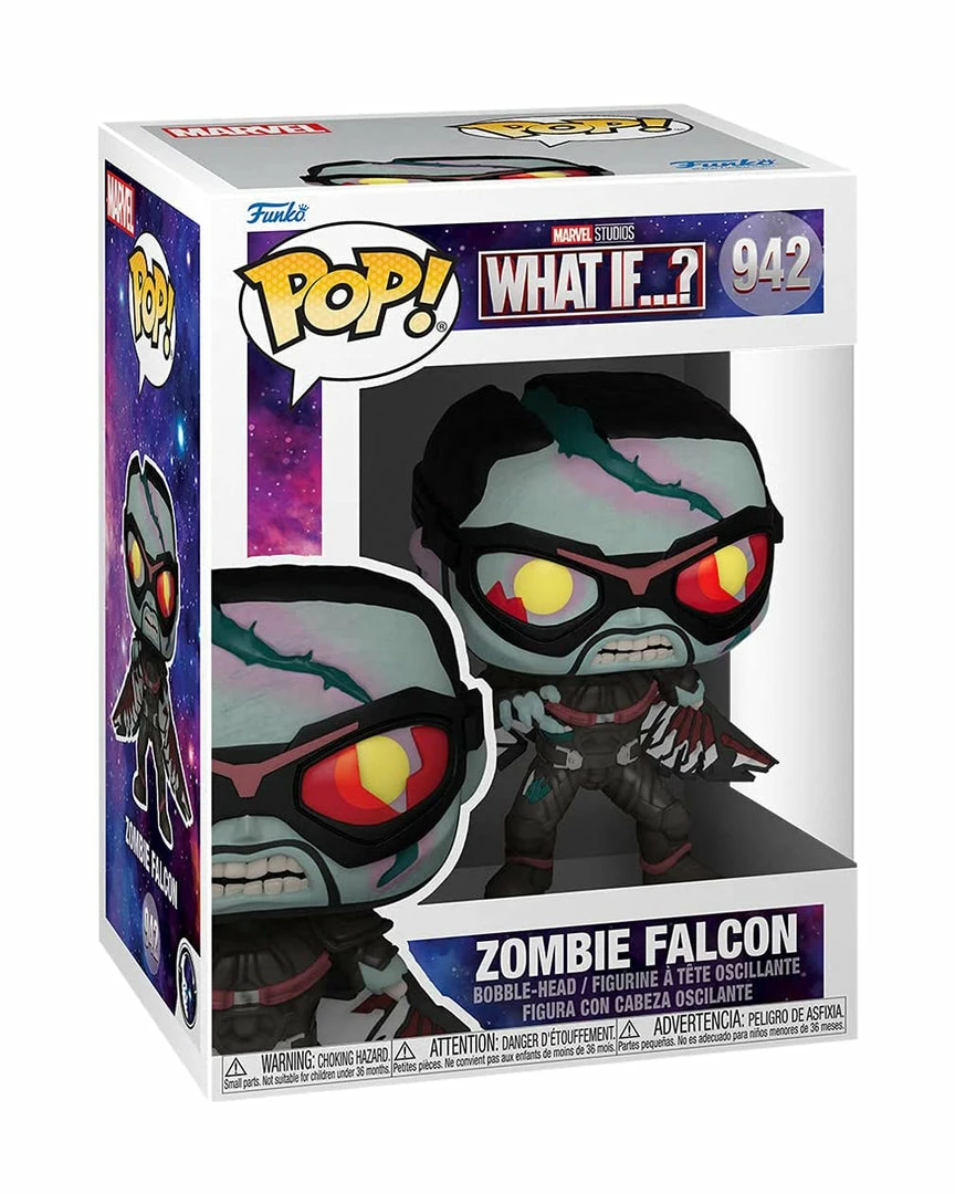 Funko POP - Marvel What If? Zombie Falcon #442 Funko POP! 4 Funko POP - Marvel What If? Zombie Falcon #442 Funko POP!