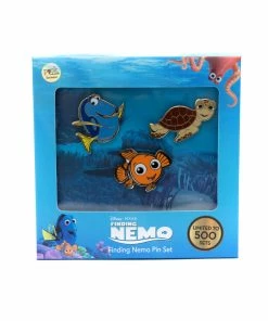 Storybook Disney Pixar Finding Nemo 3 Piece Limited Edition Enamel Pin Set - PALM Exclusive