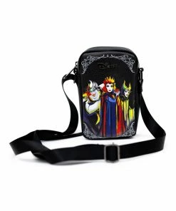 Buckle Down Exclusive Disney Villains No Place For Fairy Tales Parks Crossbody Bag - Pink A La Mode Exclusive Crossbody Bags