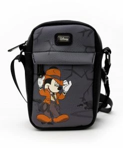 Buckle Down Exclusive Disney Adventure Mickey Mouse Parks Crossbody Bag - Pink A La Mode Exclusive