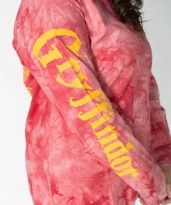 Cakeworthy - Harry Potter Gryffindor Long Sleeve Tie Dye Tee Apparel
