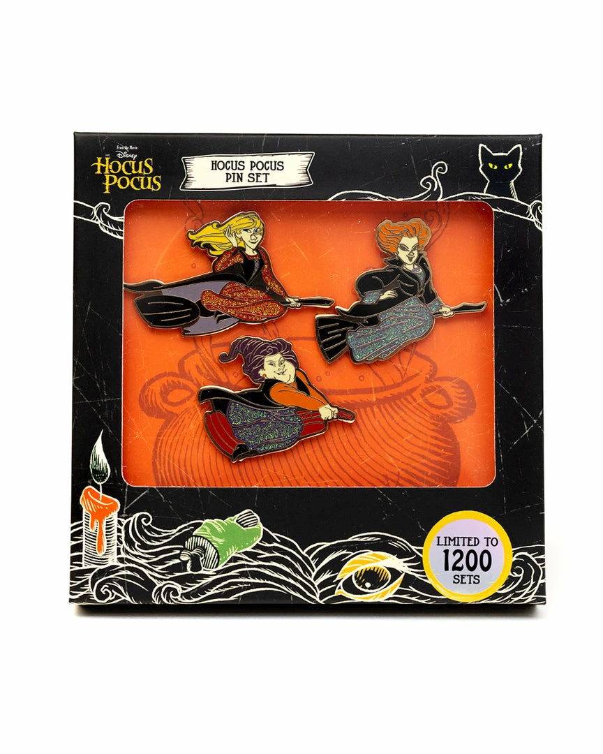 Monogram Hocus Pocus 3pc Enamel Pin Set - PALM Exclusive Pins 4 Monogram Hocus Pocus 3pc Enamel Pin Set - PALM Exclusive Pins