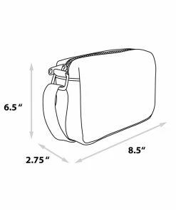 Buckle Down Exclusive Crossbody Bags Harry Potter Tattoo Houses Parks Crossbody Bag - Pink A La Mode Exclusive