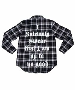 Cakeworthy - Harry Potter Mischief Managed Flannel Apparel