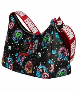 Loungefly April22 Loungefly - Marvel Avengers Tattoo Shoulder Bag