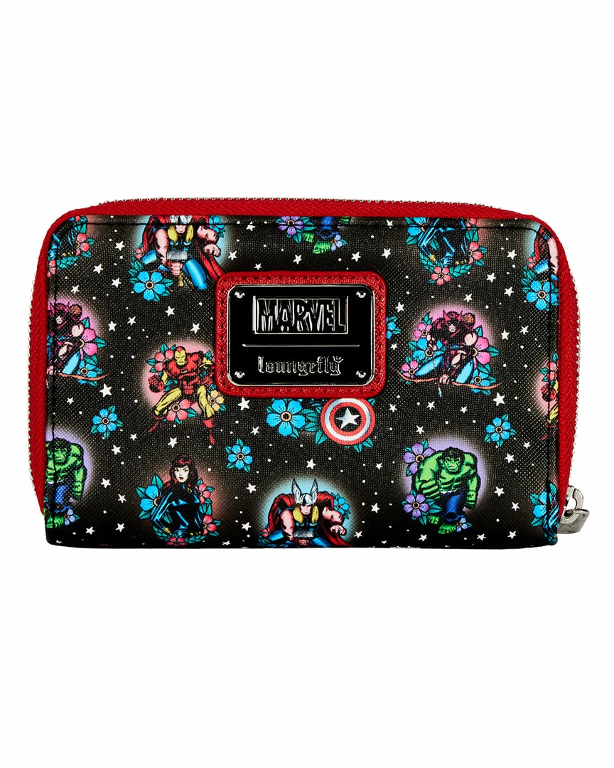 Loungefly April22 Loungefly - Marvel Avengers Tattoo Ziparound Wallet 4 Loungefly April22 Loungefly - Marvel Avengers Tattoo Ziparound Wallet