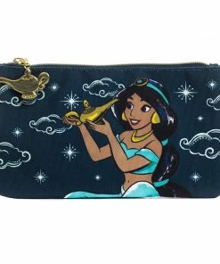 Loungefly Disney Princess Jasmine Aladdin, Multi-use Pouch, Coin Purse, Cosmetic, Pink A La Mode Exclusive