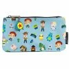 Loungefly Disney Pixar Toy Story, Buzz Lightyear Woody And Friends, Multi-use Pouch, Coin Purse, Cosmetic, Pink A La Mode Exclusive