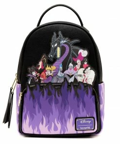 Loungefly - Disney Villain's Flame Mini Backpack - PALM Exclusive