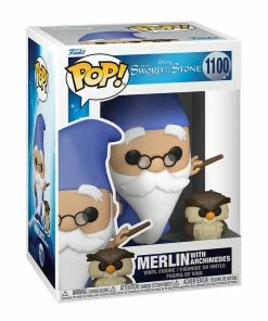 Funko POP - Disney Sword In The Stone Merlin With Archimedes #1100
