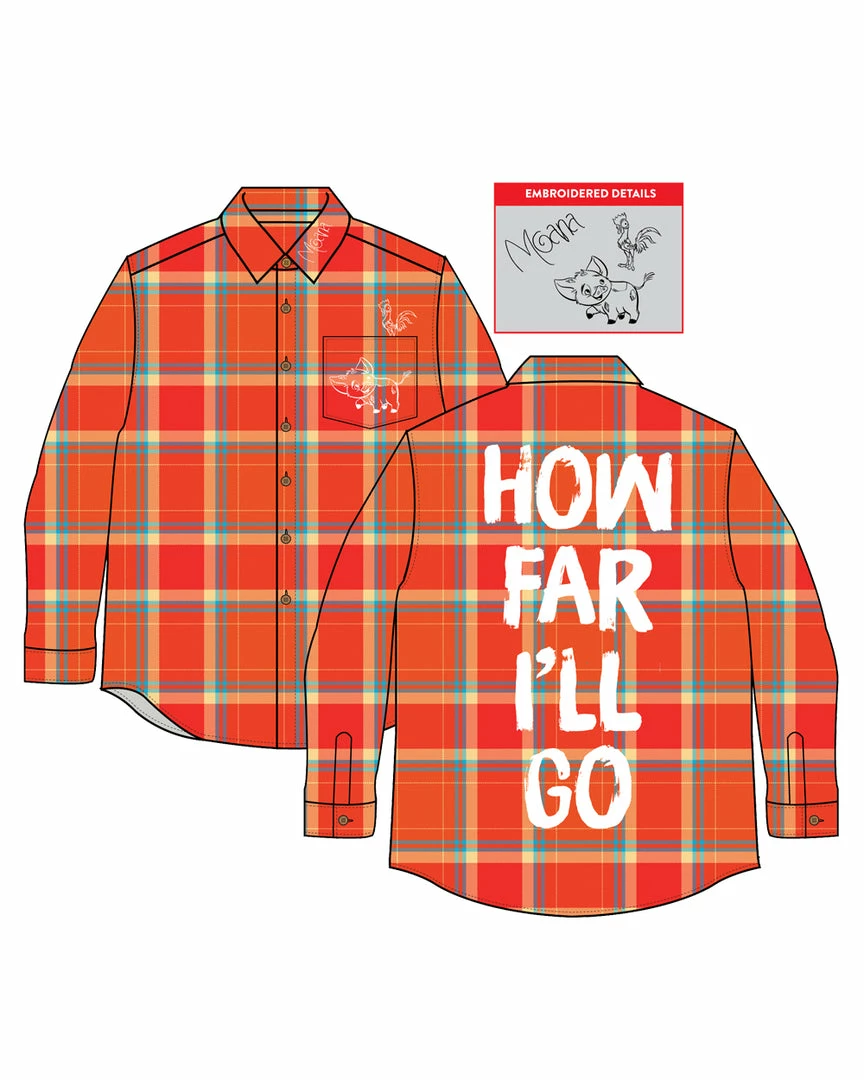 Apparel Cakeworthy - Disney Moana Flannel 6 Apparel Cakeworthy - Disney Moana Flannel