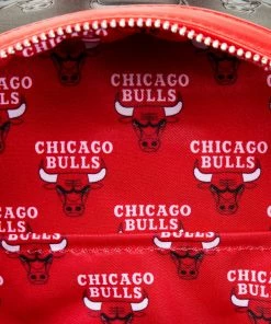 Loungefly - NBA Chicago Bulls Debossed Logo Mini Backpack