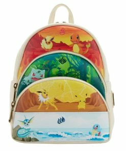 Loungefly June22 Loungefly - Pokemon Elements Triple Pocket Mini Backpack Coming Soon...