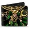 Buckle Down Marvel Loki Bi-Fold Wallet Buckle-Down