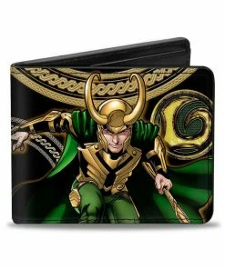 Buckle Down Marvel Loki Bi-Fold Wallet Buckle-Down
