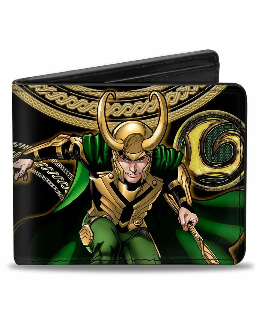 Buckle Down Marvel Loki Bi-Fold Wallet Buckle-Down 3 Buckle Down Marvel Loki Bi-Fold Wallet Buckle-Down