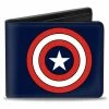 Buckle Down Marvel Captain America Bi-Fold Wallet Buckle-Down