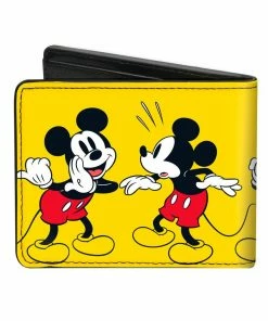 Buckle Down Disney Mickey Mouse Poses Bi-Fold Wallet Buckle-Down