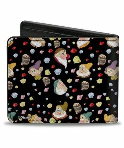 Buckle Down Exclusive Wallets Snow White And The 7 Dwarfs Expressions Bi-Fold Wallet