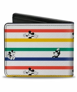 Buckle Down Stock Disney Mickey Poses Bi-Fold Wallet Wallets