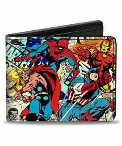 Buckle Down Buckle-Down Marvel Comics Avengers Bi-Fold Wallet