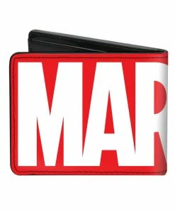 Buckle Down Marvel Red Brick Logo Bi-Fold Wallet Buckle-Down