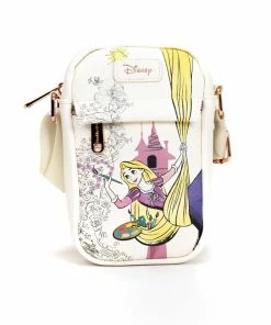 Buckle Down Exclusive Crossbody Bags Disney Tangled Rapunzel Princess Collection Parks Crossbody Bag - Pink A La Mode Exclusive