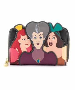 Loungefly - Disney Villains Scene Evil Stepmother And Stepsisters Ziparound Wallet
