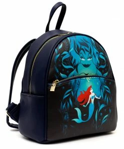 Danielle Nicole Exclusive Danielle Nicole - Disney Enchanted Princess Series Ariel & Ursula Mini Backpack - PALM Exclusive