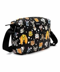 Buckle Down Exclusive Disney Cats And Dogs Parks Crossbody Bag - Pink A La Mode Exclusive
