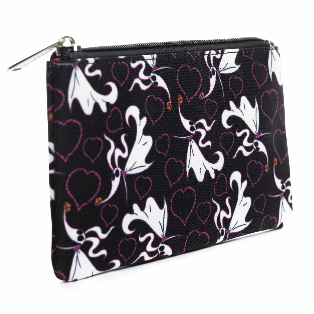 Loungefly Disney The Nightmare Before Christmas Zero, Multi-use Pouch, Coin Purse, Cosmetic, Pink A La Mode Exclusive 6 Loungefly Disney The Nightmare Before Christmas Zero, Multi-use Pouch, Coin Purse, Cosmetic, Pink A La Mode Exclusive