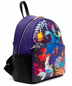 Danielle Nicole Exclusive Mini Backpacks Danielle Nicole, Disney The Little Mermaid Under The Sea Mini Backpack, Pink A La Mode Exclusive